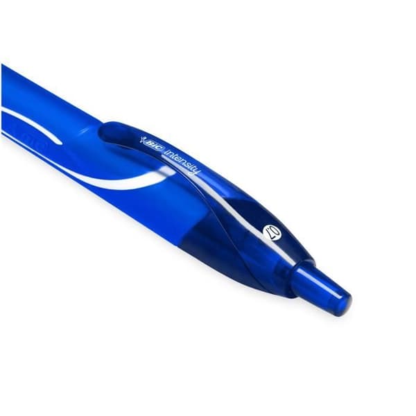 BIC Gel-ocity Quick Dry My Box of Colours Gelpennor Medium Tip (0.7 mm) - Blandade färger, metall presentask med 10