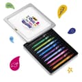 Miniatyrbild 1 av 5: BIC Gel-ocity Quick Dry My Box of Colours Gelpennor Medium Tip (0.7 mm) - Blandade färger, metall presentask med 10