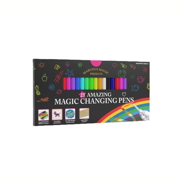 MARVIN'S MAGIC - FANTASTISKA MAGISKA PENSOR - SET MED 25 MAGIC PENNA I CHAN