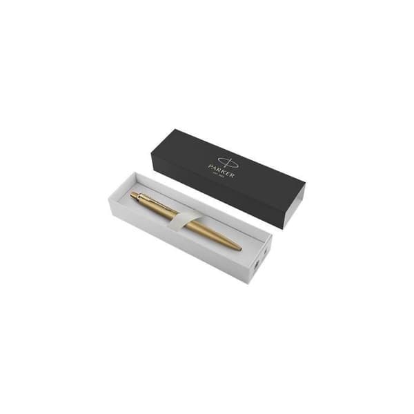PARKER Jotter - Special Edition XL Monokrom guldkulspetspenna, svart kant, blå medium spets refill, presentförpackning