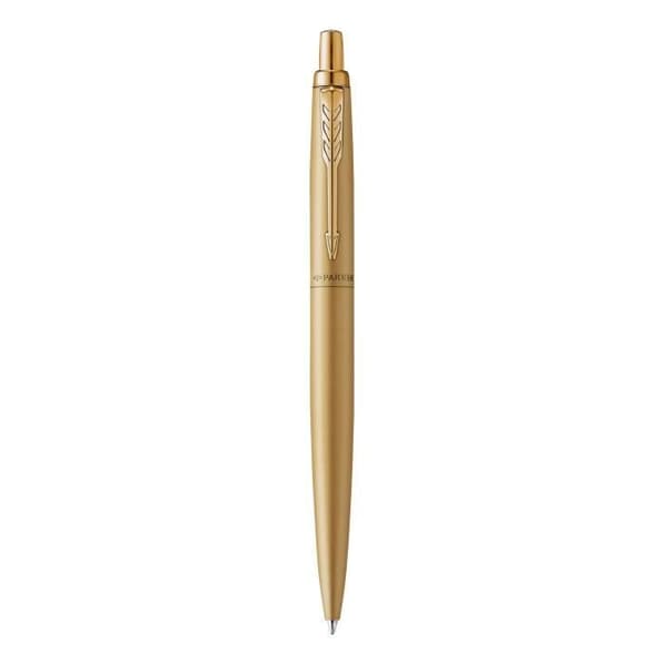 PARKER Jotter - Special Edition XL Monokrom guldkulspetspenna, svart kant, blå medium spets refill, presentförpackning