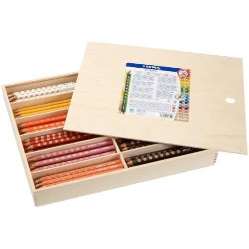 Färgpennor - LYRA - GROOVE - 144 pennor - 12 färger - Hållbar stift
