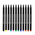 Pikkukuva 3 / 5: INF Fineliner-kynäsarja, värilliset hienokärkiset piirustuskynät 12 color set