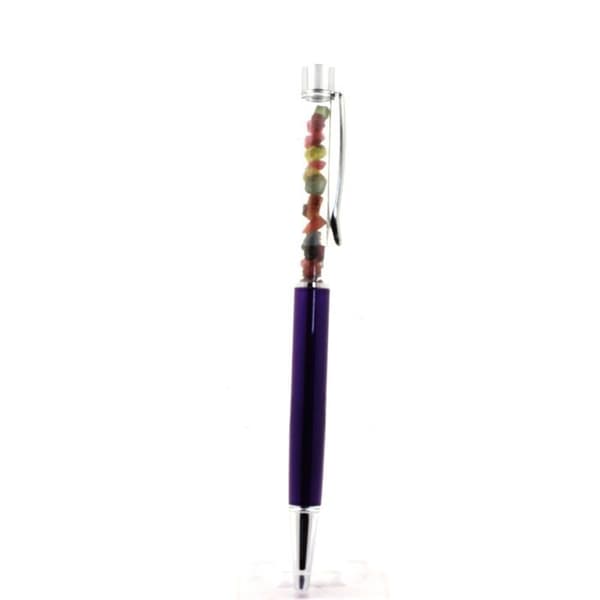 Stylo Bille - ABIJOUX - Multicolor Turmalin - Återuppladdningsbar - Svart bläck - Unisex