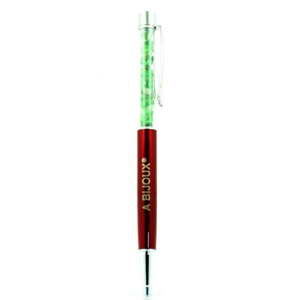 Stylo boll - ABIJOUX - Brut Tsavorite granat - Svart - Återuppladdningsbar - Medium