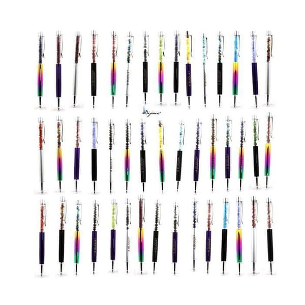 Stylo Bille - ABIJOUX - Grenat Tsavorite - Noir - Uppladdningsbar - Medium