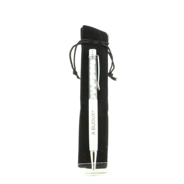 Stylo mineraler - Howlite - USA - Uppladdningsbar - Vit färg - Svart bläck