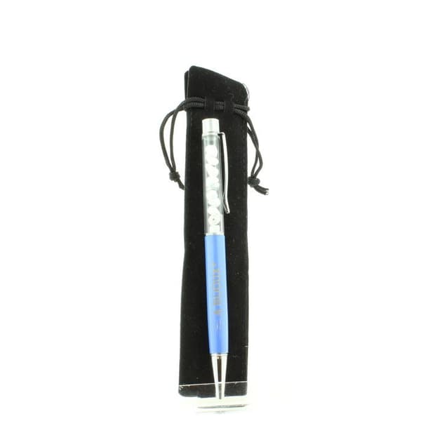 Stylo mineraler - Howlite från USA - Blå färg - Kula - Medium - Laddningsbar