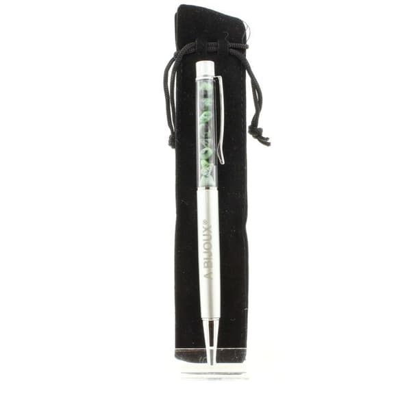 Stylo mineraler - Stenar och mineraler - Epidot från Myanmar - Kula - Svart - Återuppladdningsbar