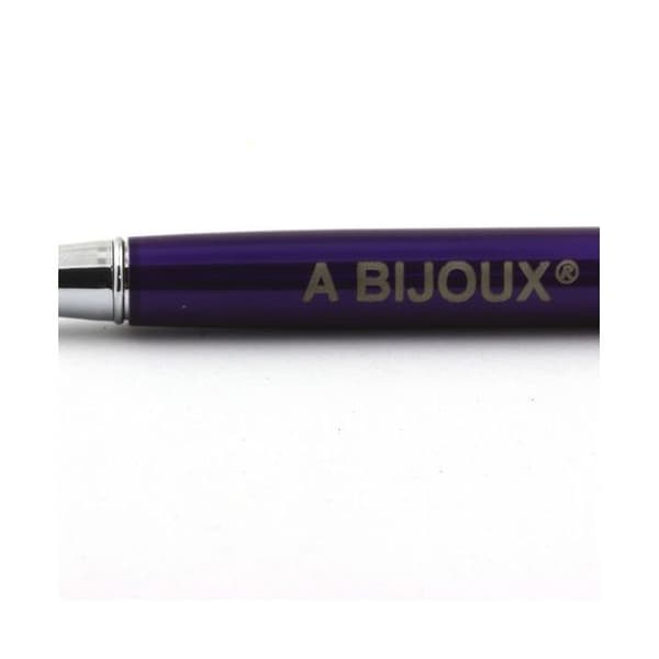 Australian Yellow Opal Mineral Pen - ABIJOUX - Kulspets - Svart - Medium - Påfyllningsbar