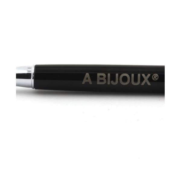 Stift i mineraler - ABIJOUX - Bronzit från Brasilien - Svart - Kulformad - Återuppladdningsbar