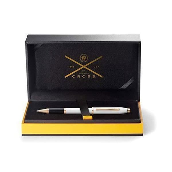 Pen Cross Century II Pearly White Rose Gold - Rollerball