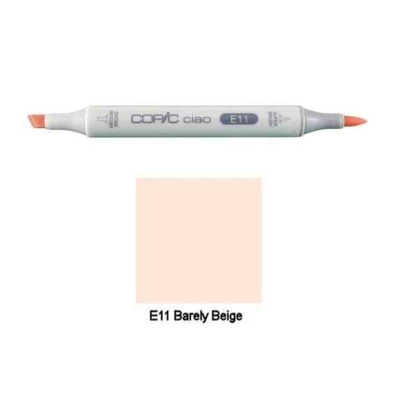 Copic Ciao filtpenna med dubbelspets - E11 Barely Beige