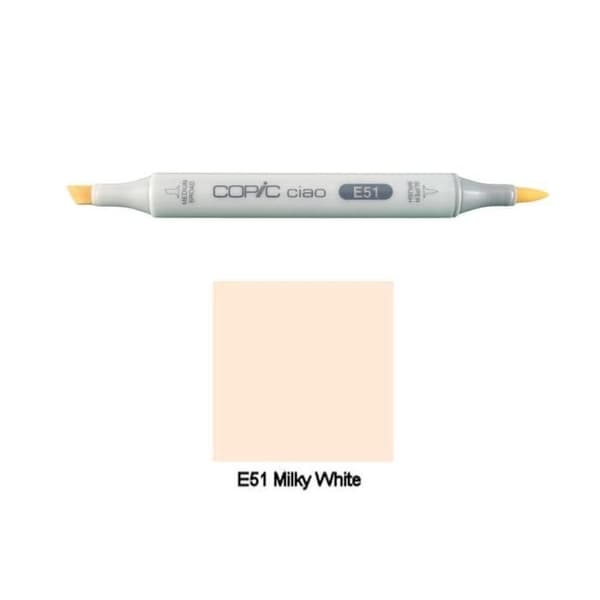 Copic Ciao dubbelspets tuschpenna - E51 Milky White