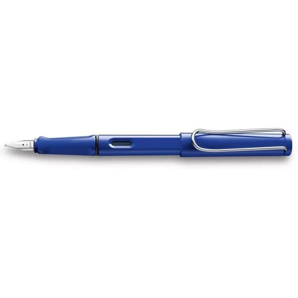 Lamy - Shiny Blue Safari Reservoarpenna, stålspets storlek F - 1210490