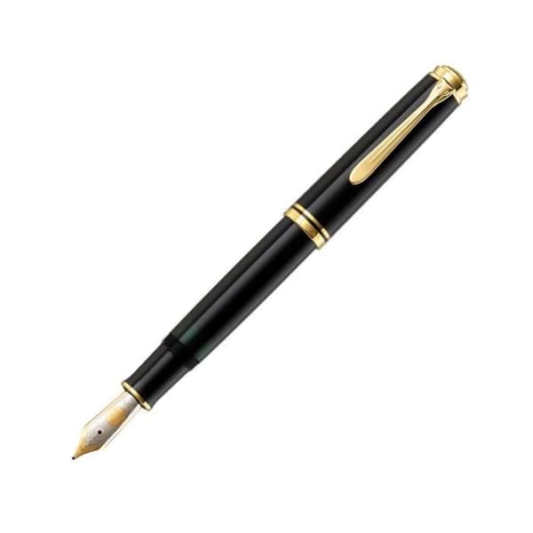 Reservoarpenna - Pelikan - M1000 - Svart - Stor spets - Uppladdningsbar