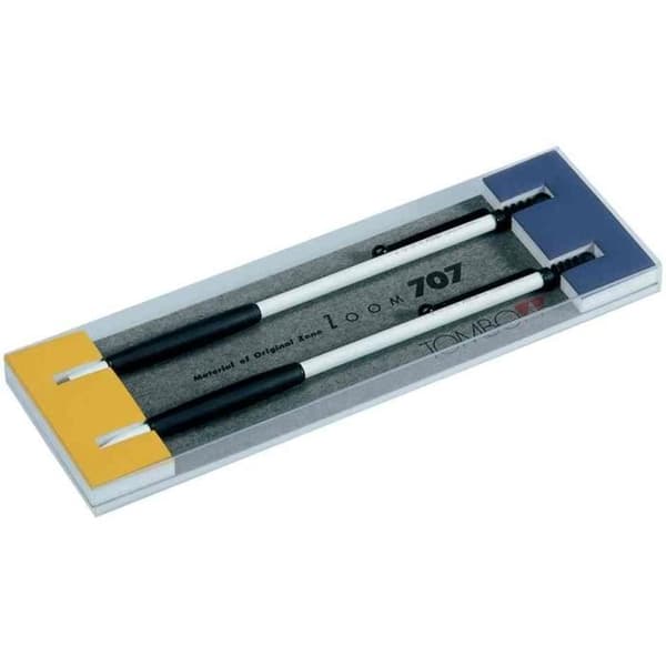 ZOOM 707 DE LUXE Pennor - TOMBOW - Vit/Svart - Kulspets - Påfyllningsbar