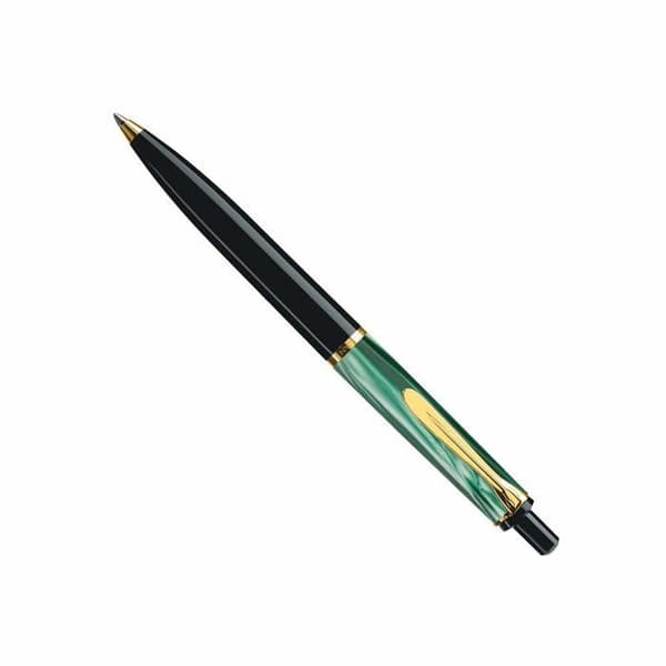 Penna - pennsats - Pelikan refill - 987727 - Elegance K200 Marble Green infällbar kulspetspenna