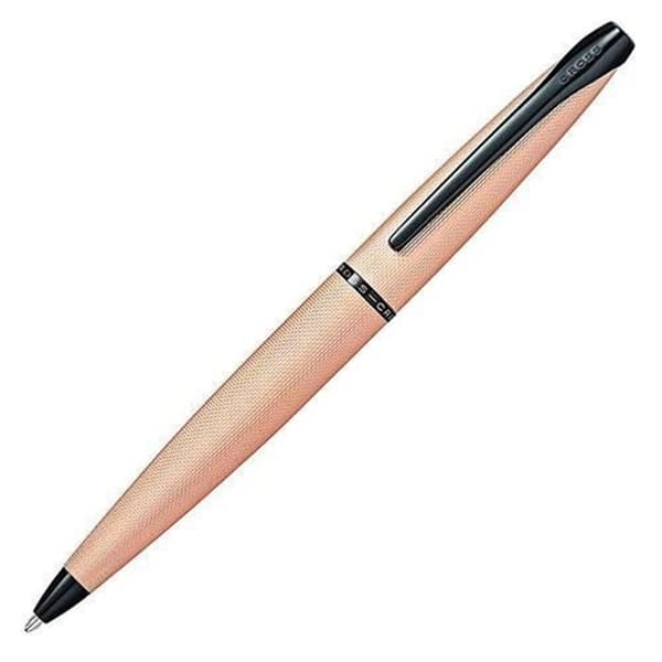 Cross ATX Brushed Rose Gold Etched Diamond Pen - Kulspetspenna