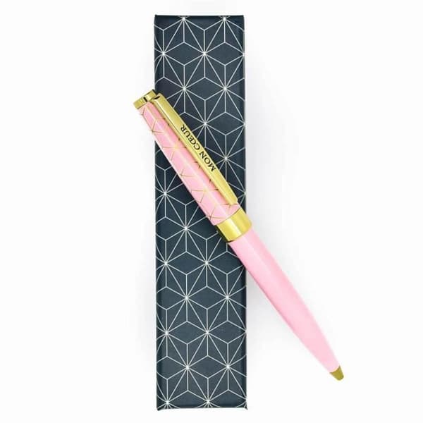 Personlig Penna - Draeger Paris - Mitt Hjärta - Retraktabel Kula - Gåvoset - Ergonomisk