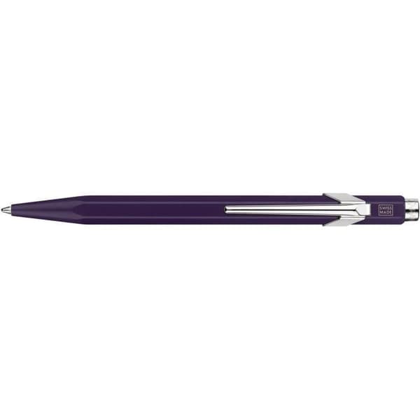 CARAN D'ACHE 849 VIOLA kulspetspenna i begränsad upplaga - Rosa färg - Medium spets - Påfyllningsbar