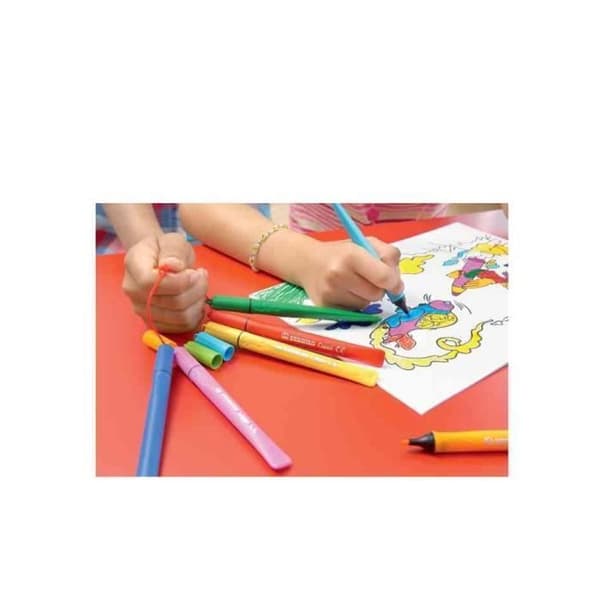 Filttusch - STABILO - Cappi - 18 bitar - 1 mm - Ergonomisk - Assorterade
