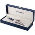Miniatyrbild 3 av 4: WATERMAN Hemisphere Deluxe kulspetspenna, blå, palladiumfinish, Medium Point Blue Refill, presentförpackning