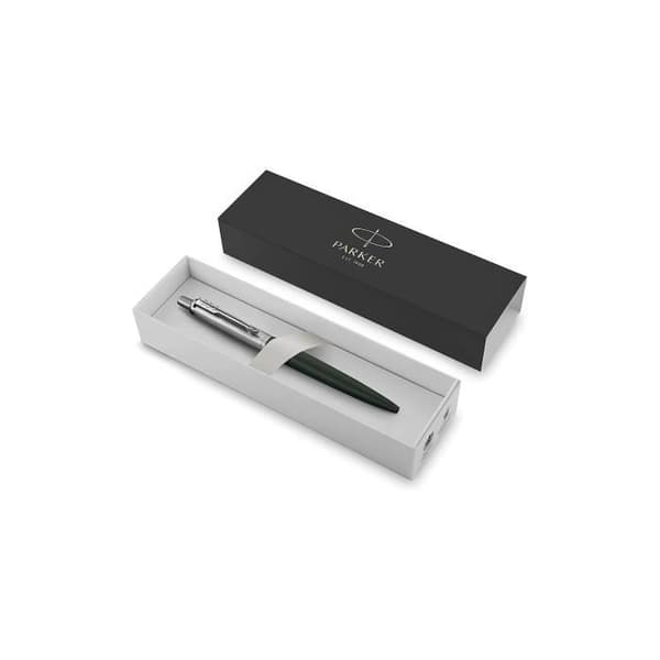 Kulspet - PARKER - Jotter XL - Matgrön Greenwich - Återfyllbar - Blå medelspets