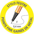 Miniatyrbild 4 av 4: Filtpenna - STABILO - punkt 88 Mini - 12 stycken - Fin spets - Diverse färger