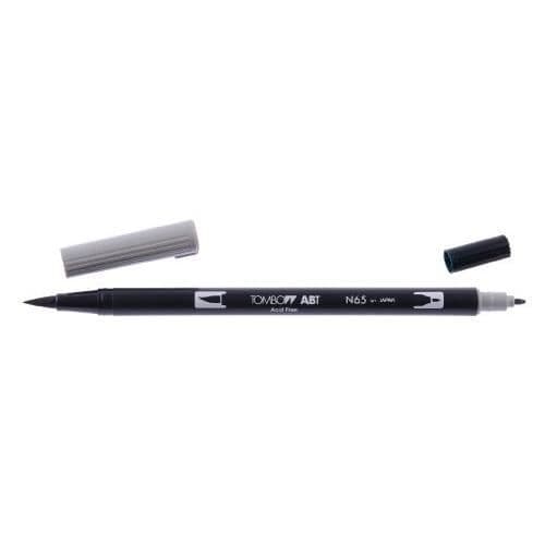 Feutre - TOMBOW - Dual Brush Pen ABT - Cool Gray 5 - Dubbel spets - Avancerad
