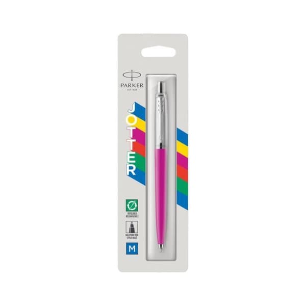 PARKER Jotter Originals Kulspetspenna - Magenta - Kromkant - Medium Point