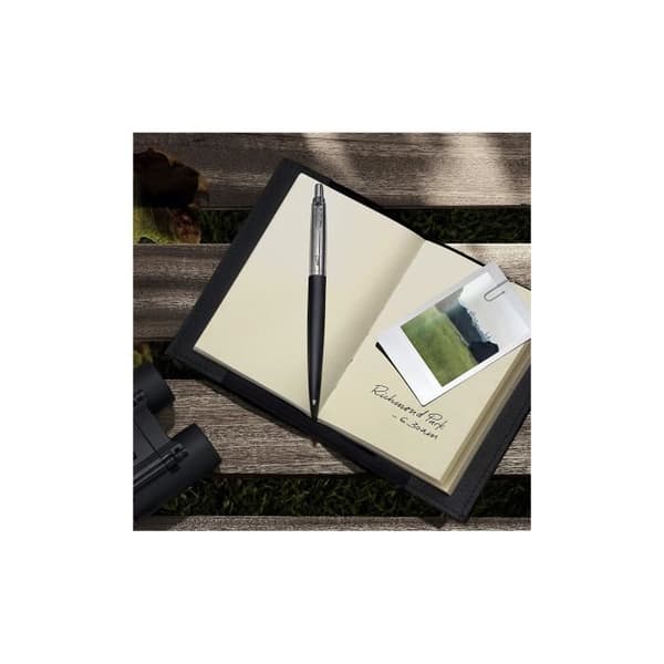 Kulspetspenna - PARKER - Jotter XL - Mattsvart Richmond - Påfyllningsbar - Medium spets