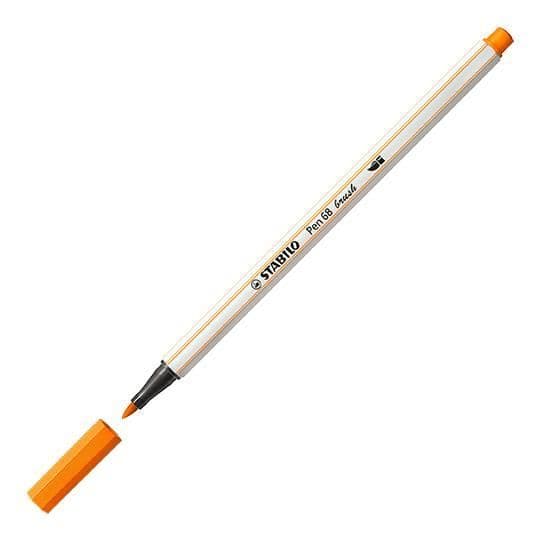 STABILO Pen 68 pensel - orange - Kartong med 10 st