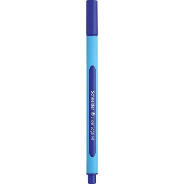 Kulpen - SCHNEIDER - Slider Edge - Blått bläck - Medium spets - Viscoglide-teknologi