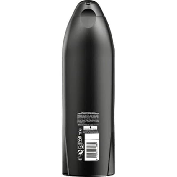 BLACK ENERGY duschgelé - MAGNO - 550 ml - Svart färg - Återfuktande - Fräsch doft