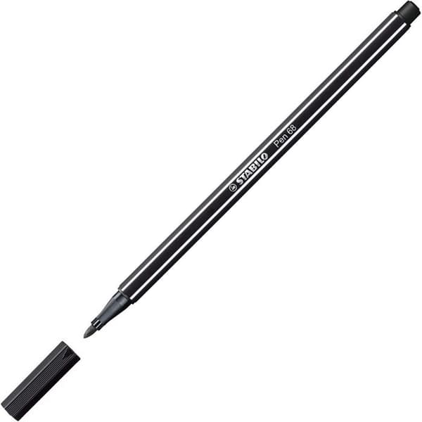 Färgpennor - STABILO - Pen 68 - Förpackning med 15 - Blandade färger - Spets 1,0 mm
