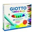 Miniatyrbillede 2 af 2: Felt-tip pens Giotto Turbo Maxi Multicolour (5 Units)