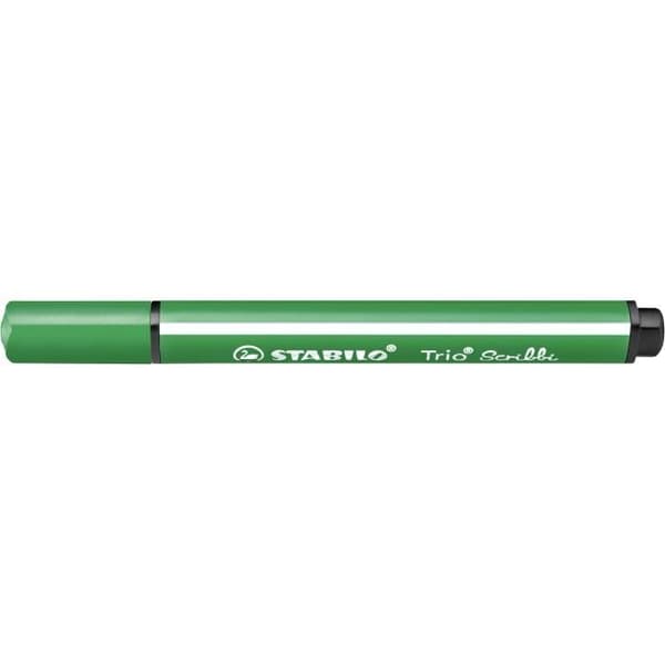 STABILO Trio Scribbi - grön - Box med 5 st