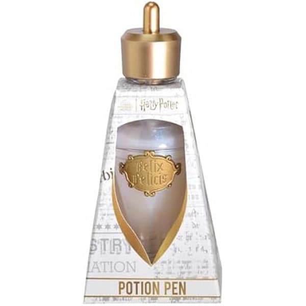 Kulspet - HARRY POTTER - Felix Felicis - Transparent/guld - Svart bläck - Medelspets