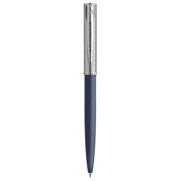 Waterman Allure Deluxe blå kulspetspenna, medelspets blå refill, presentförpackning