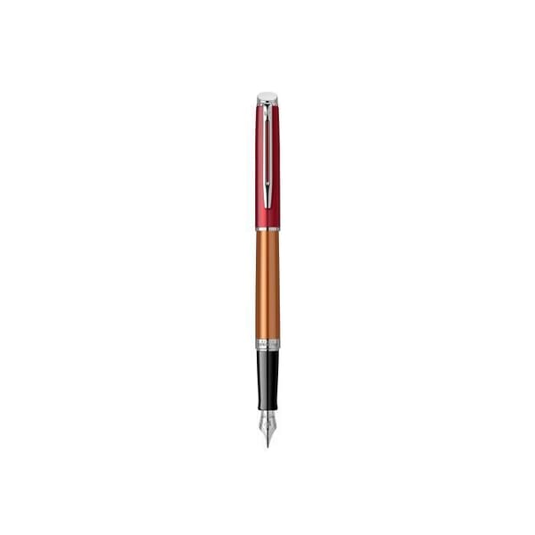WATERMAN Hemisphere - Fylpenna Vermillon, palladiumattribut, fin spets - i etui
