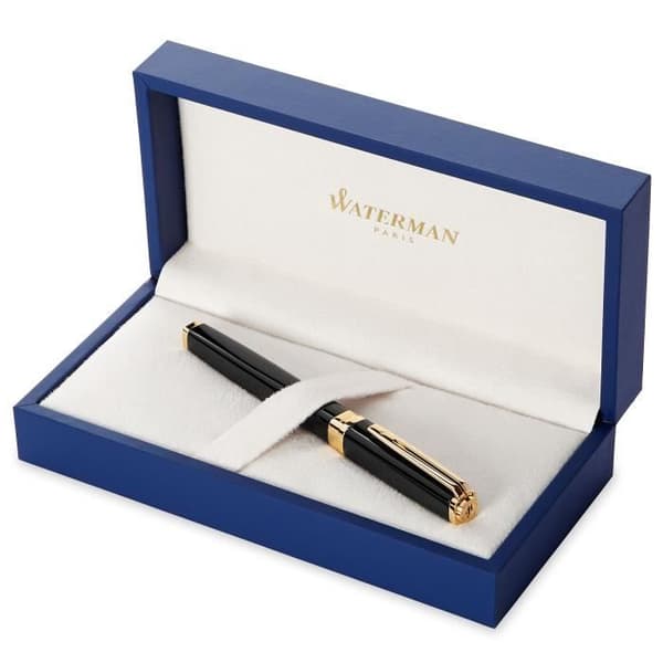 Reservoarpenna - WATERMAN - Undantag - Svart - Guldkant - 18K spets
