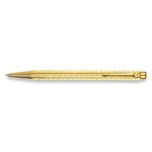 Ecridor Chevron Pen - Caran d'Ache - CAD-898-208 - Rose Gold - Guilloché - Hexagonal fat