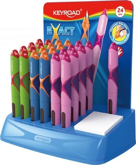 Keyroad - KR971656 - Fyllpenna Exact, M, förpackad display, blandade färger