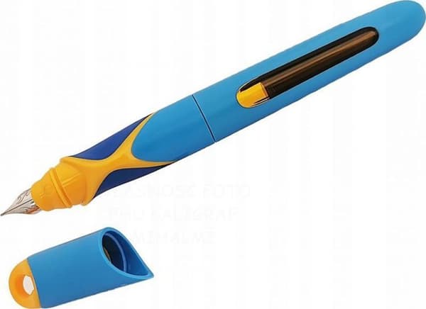 Keyroad - KR971692 - Fjäderpenna, 2 gratis blå patroner, blister, blandade färger