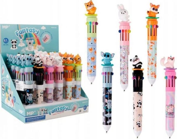 Astra - PE253-30 - Kulpen Multicolor Fantasy - djur 10 färger, p30, blandat pris för 1 styck