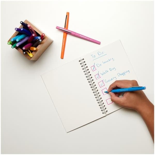 Paper Mate Flair Tropical Vacation - 24 markörer - Diverse färger - medium spets 0,7 mm