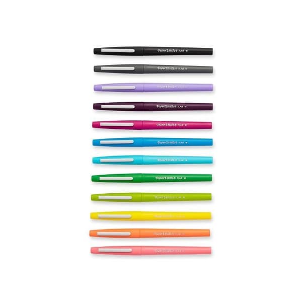 Paper Mate Flair Tropical Vacation - 24 markörer - Diverse färger - medium spets 0,7 mm