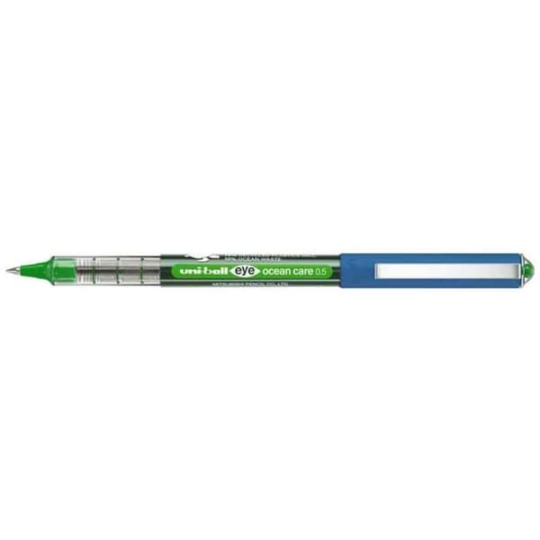 Stylo roller Uni-ball eye ocean care 0.5 - Grön - Fin - Tillverkad av återvunnen plast