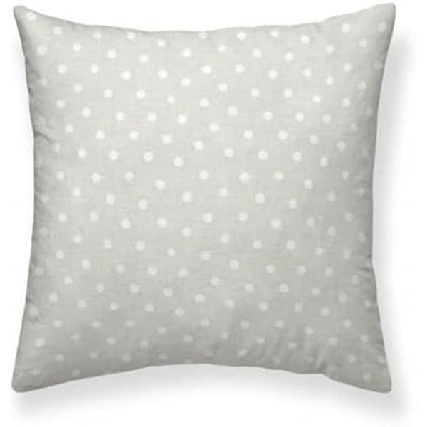 Auckland Algodon Almohada Funda 65x65 cm - Vit